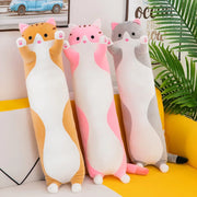 Cute Soft Long Cat Pillow Plush Toy for All Ages