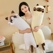 Cute Soft Long Cat Pillow Plush Toy for All Ages