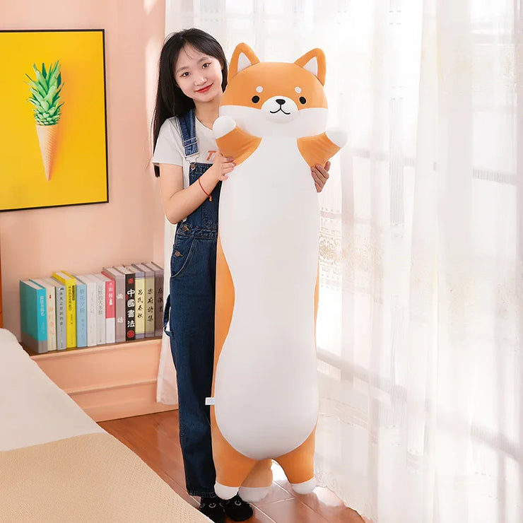 Cute Soft Long Cat Pillow Plush Toy for All Ages